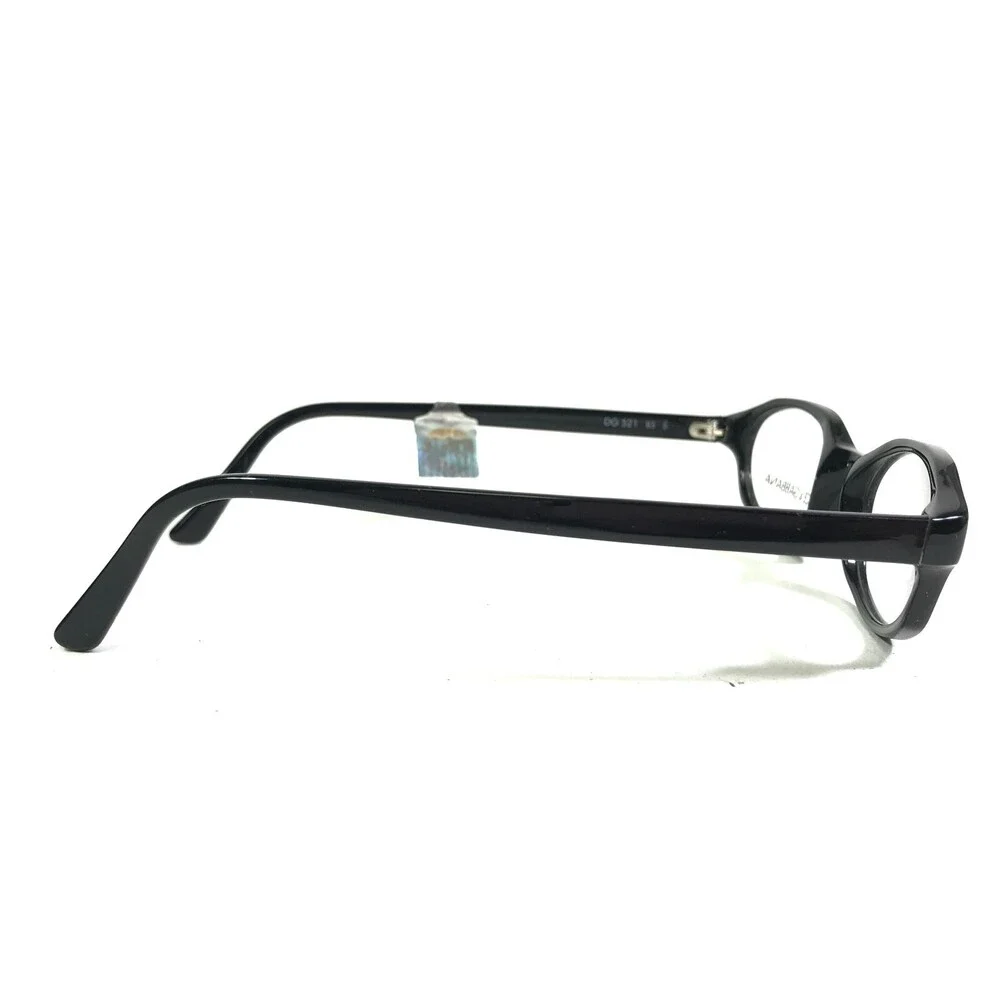 Dolce & Gabbana Petite Eyeglasses Frames DG 521 B5 Shiny Black Round 47-17-140